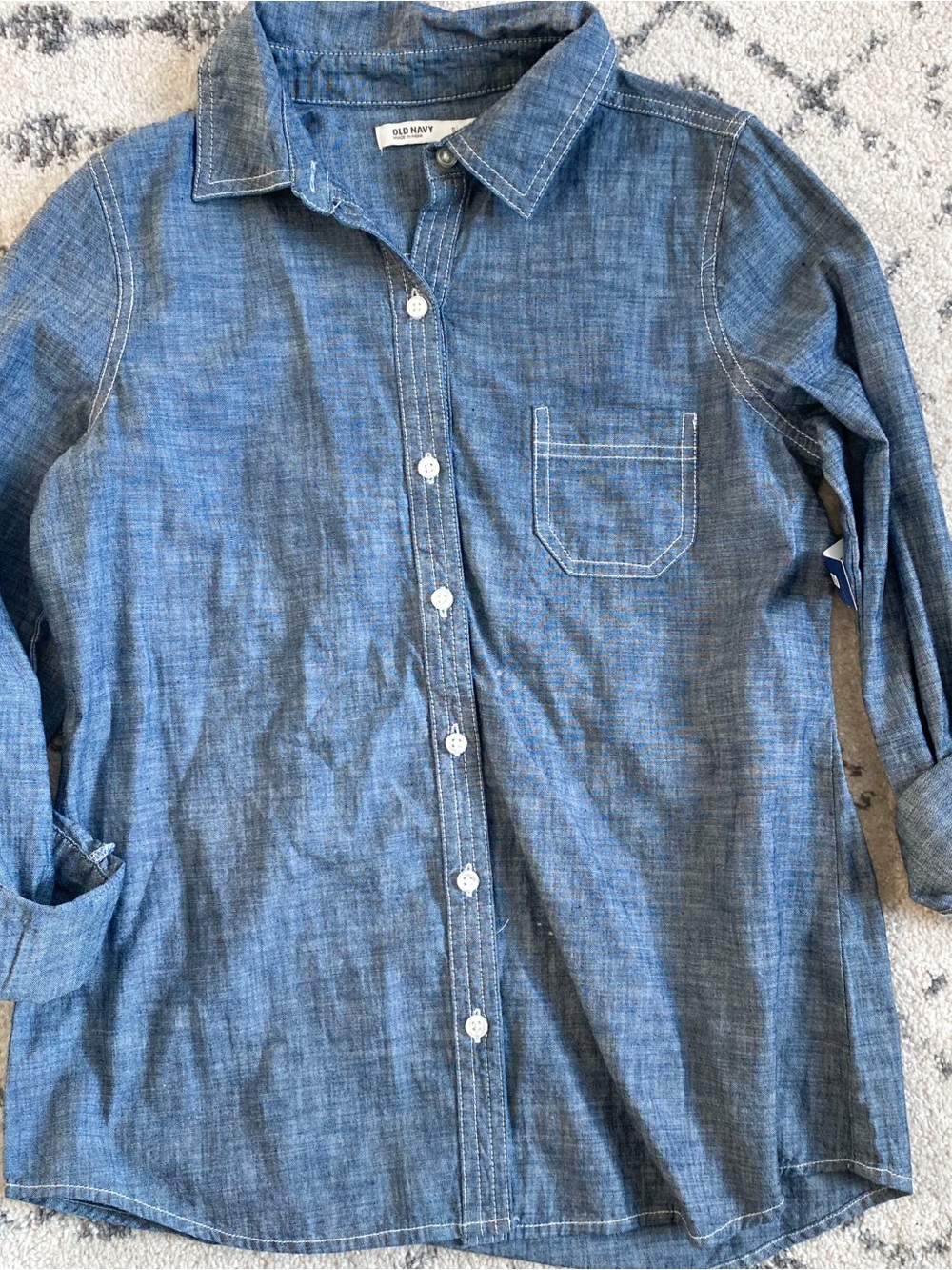 Denim Chambray Button Down